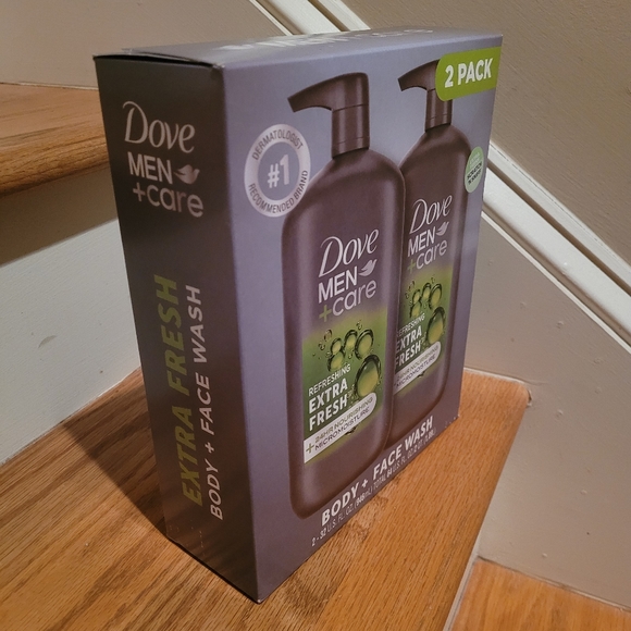 NEW Dove Men Care Extra Fresh Body & Face Wash 32 fl oz/Bottle - Picture 5 of 5